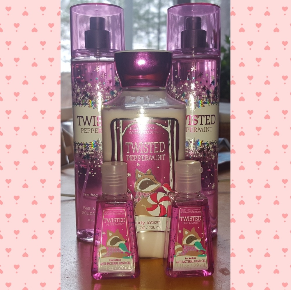 Twisted Peppermint Mist, Lotion and Hand Gel